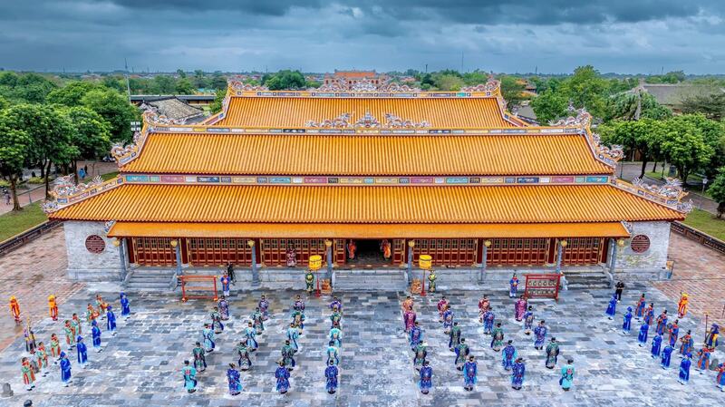Điện Thái Hòa lộng lẫy choáng ngợp sau trùng tu, nơi 13 đời vua triều Nguyễn đăng quang