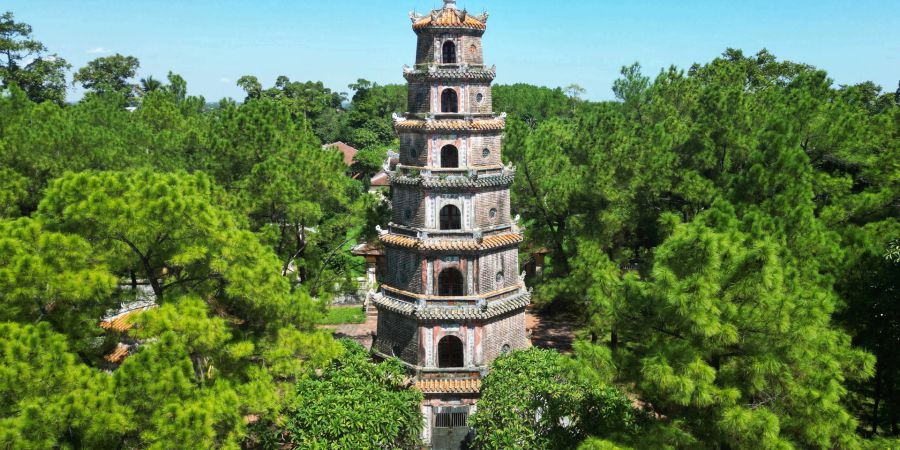 Thuyết minh về Tháp Phước Duyên tại Chùa Thiên Mụ